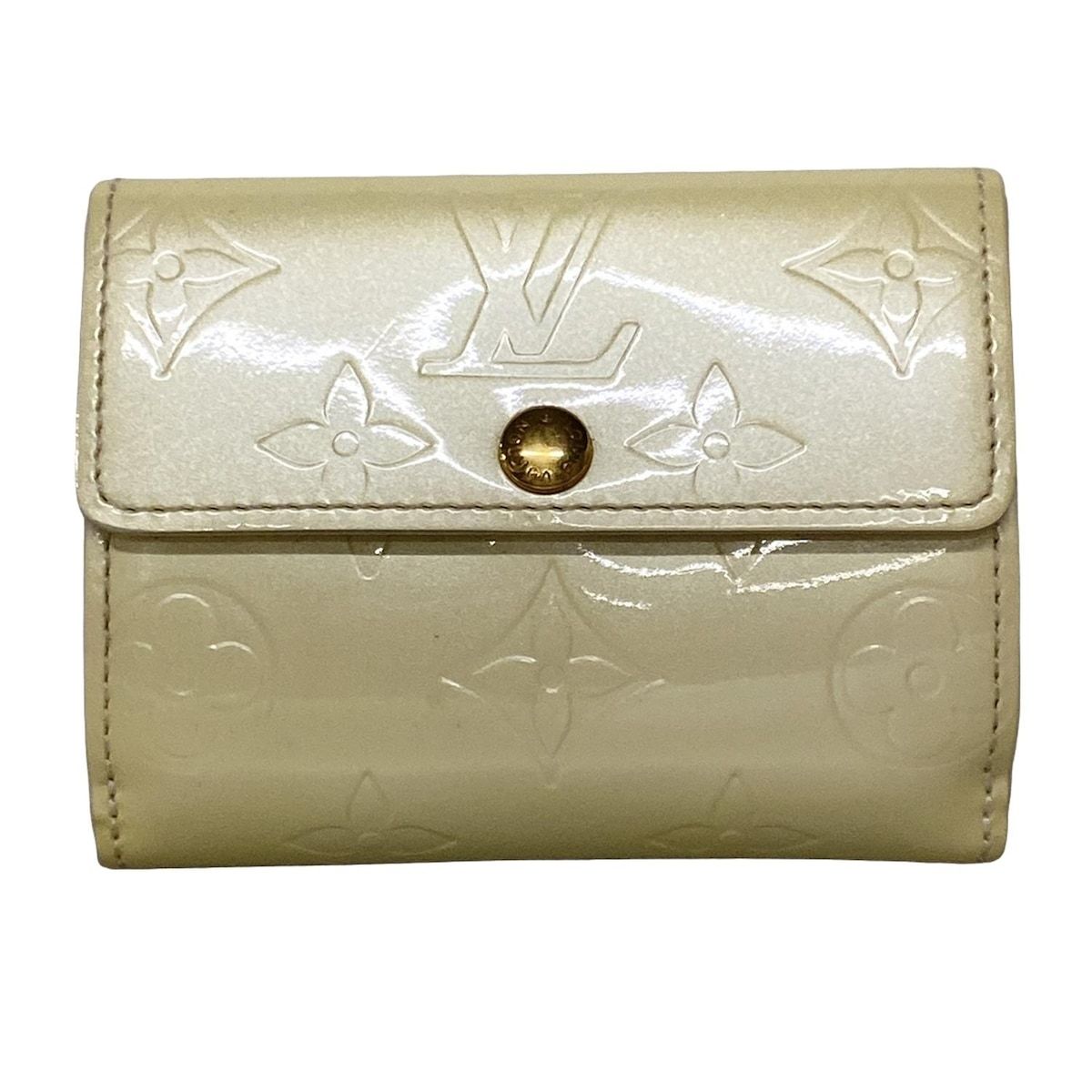 LOUIS VUITTON ルイヴィトン コインケース モノグラムヴェルニ ラドロー M91357 ペルル レザー