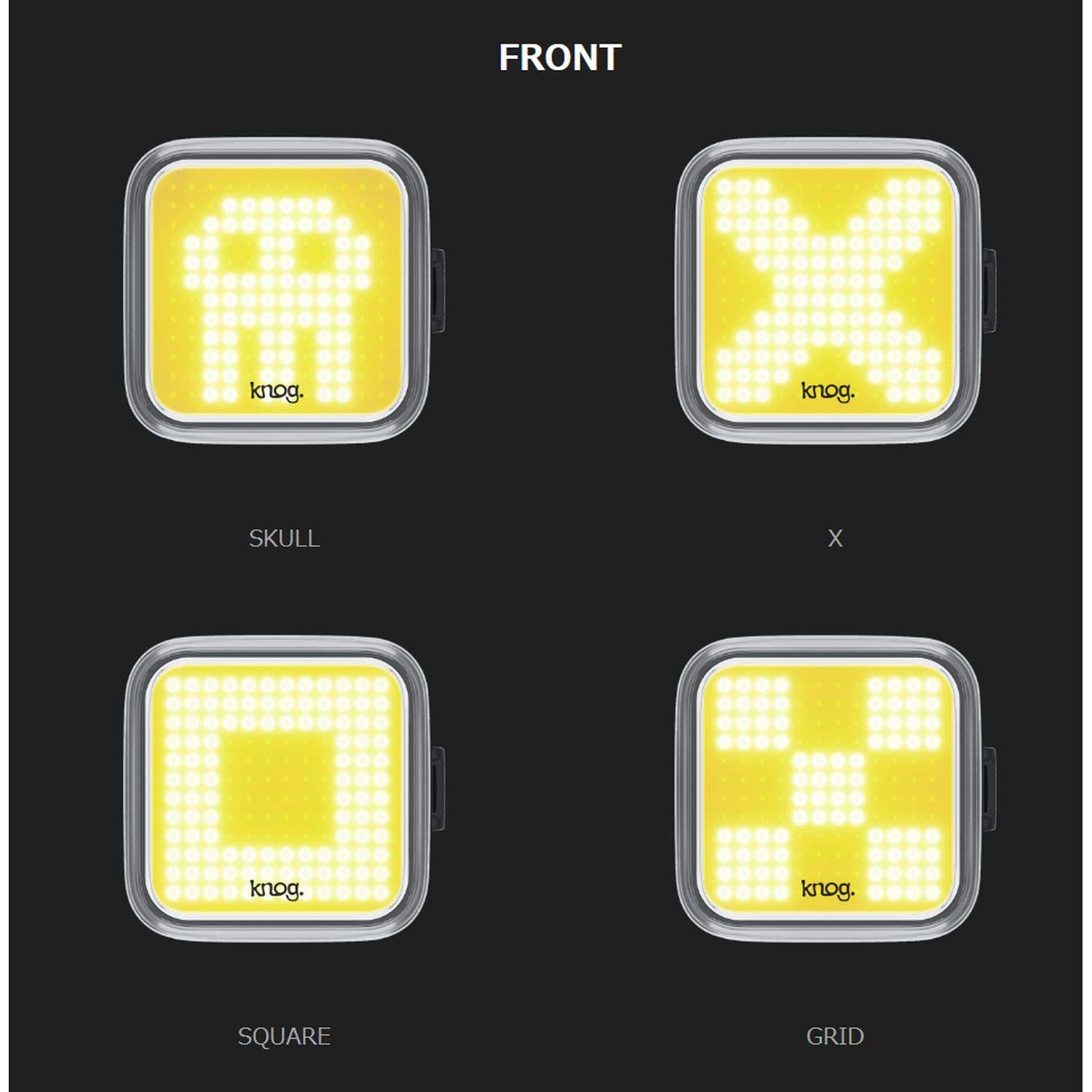 KNOG ノグ 自転車 ライト ブラインダーシリーズ BLINDER フロント 200ルーメン リア 100ルーメン 防水 USB充電式 セーフティライト リアライト 日本 BRIGHTFACE_UK