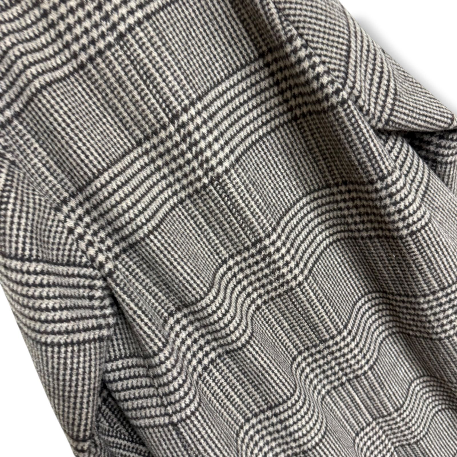 極美品 現行タグ HERNO グレンチェック柄ロングコート 専用ハンガー