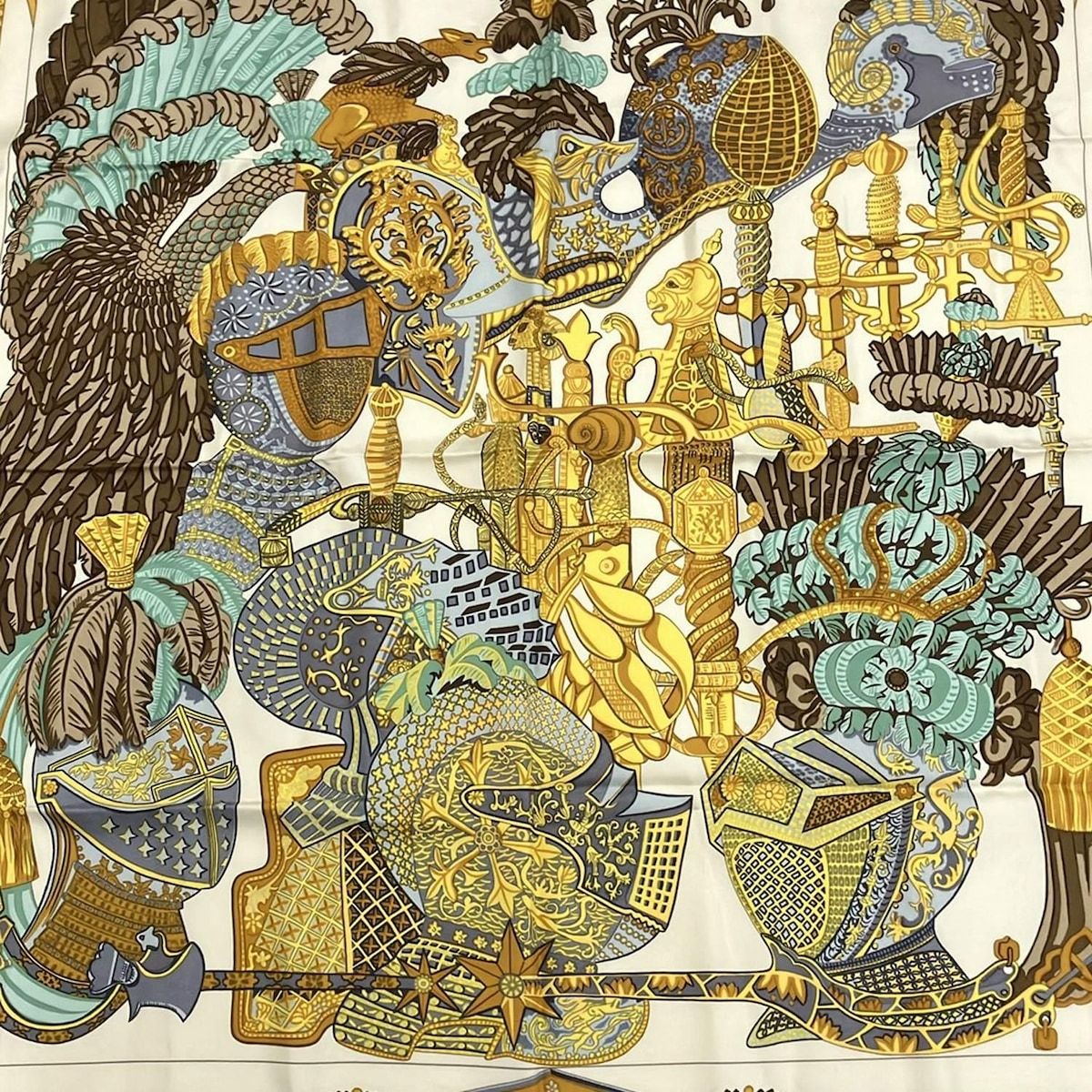 ゴールド×ダークブラウン×マルチ