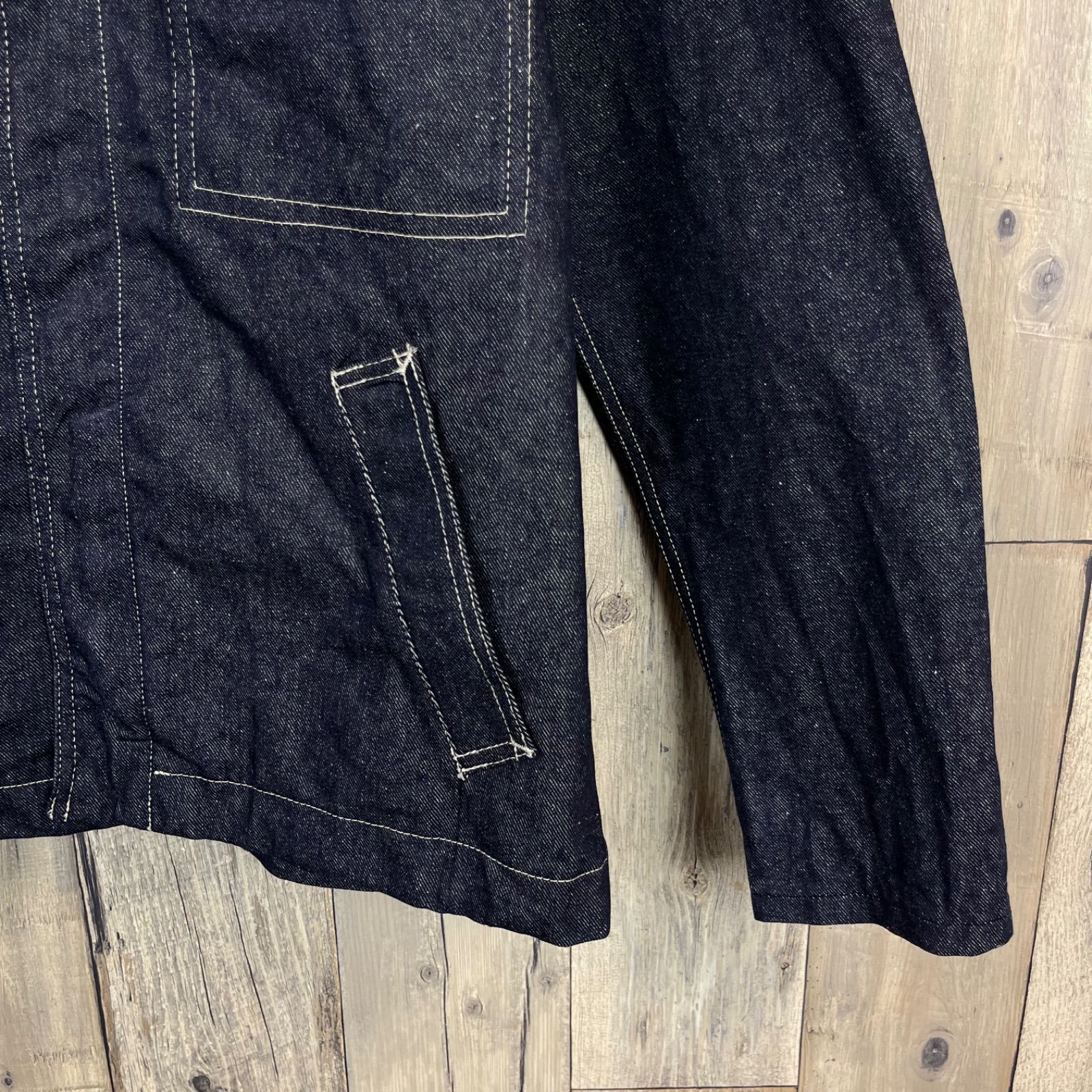ADOLPHE LAFONT Denim French work jacket フランス製 デニム フレンチ ワーク カバーオール メンズ L 48 サイズ KANDAIZUMI_COM