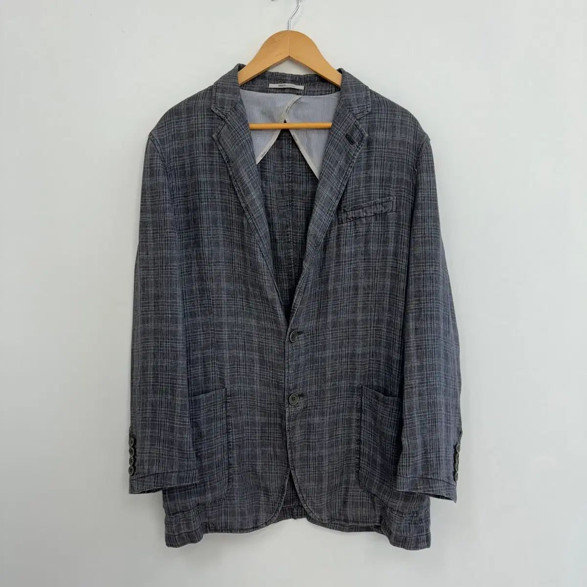 52 ARMANI メンズ 麻 リネン ブレーザー ジャケット N6268