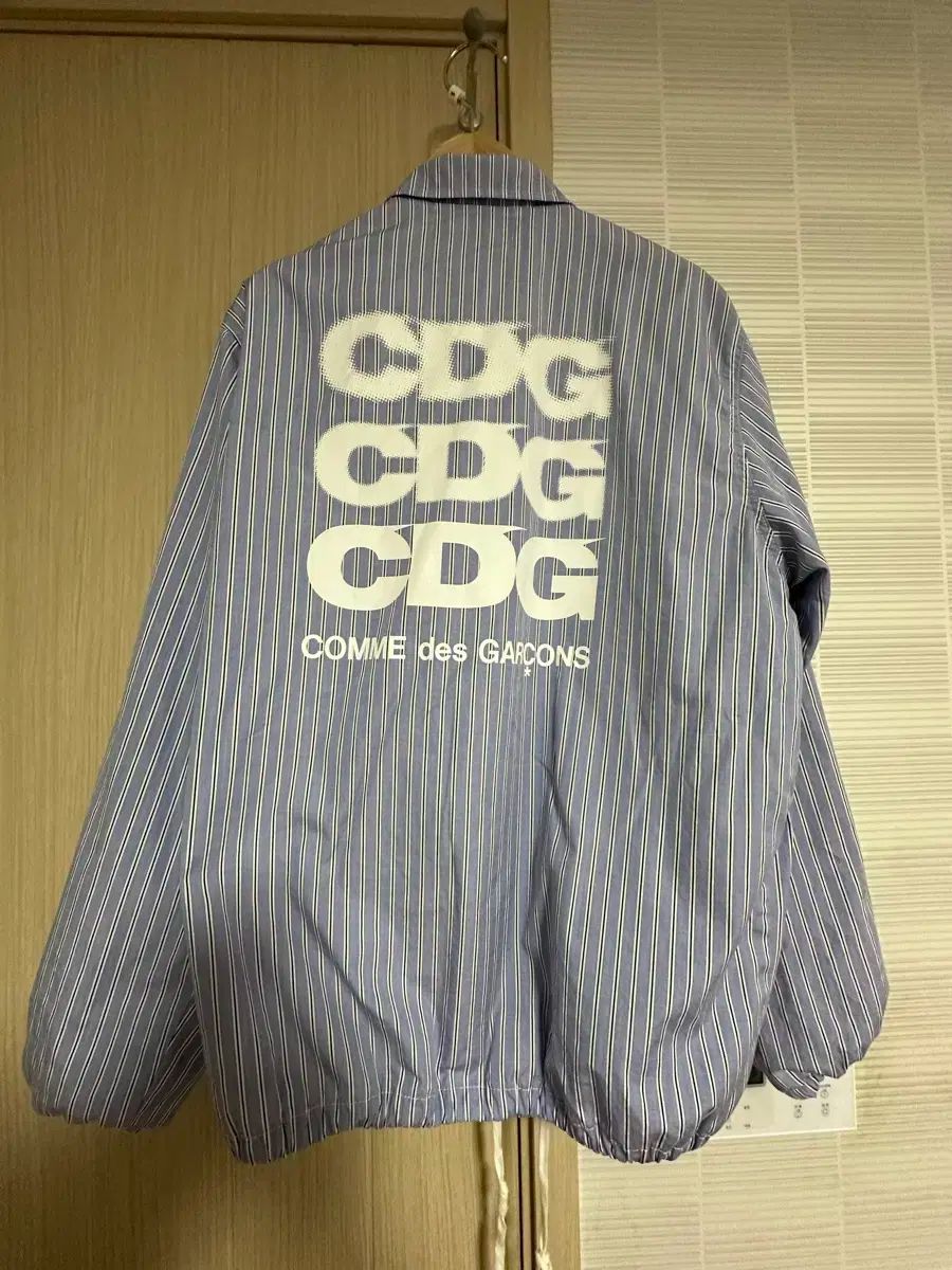 CDG コム デ ギャルソン ストライプ コーチジャケット G-DRAGON ジードラゴン キム チェウォン KIM CHAEWON