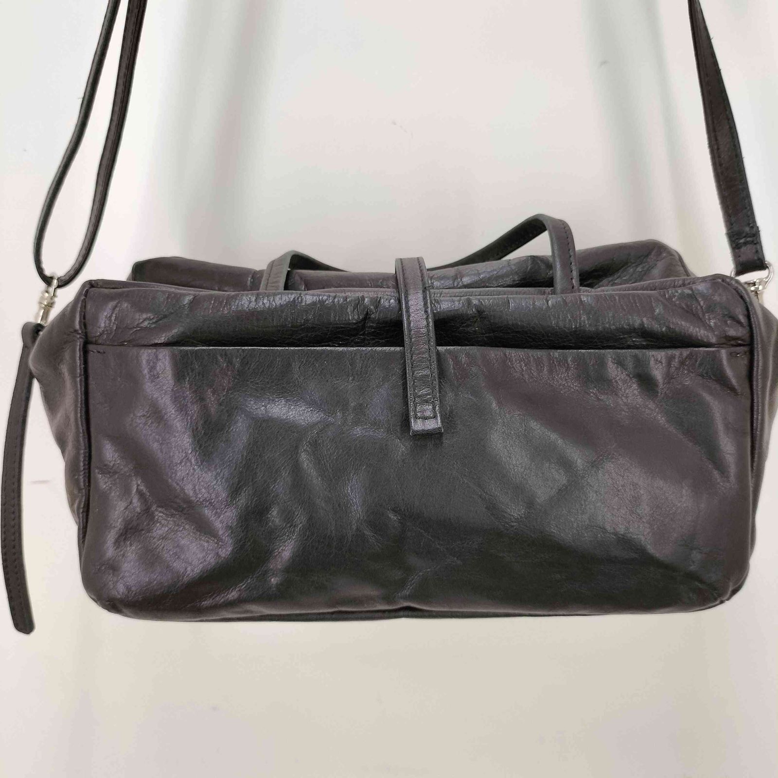 USED古着(ユーズドフルギ) LES BASIQUE 2WAY レザーショルダーバッグ レディース 表記無 【中古】【ブランド古着バズストア】 ユーズドフルギ USED古着 LES BASIQUE 2WAY レザーショルダーバッグ