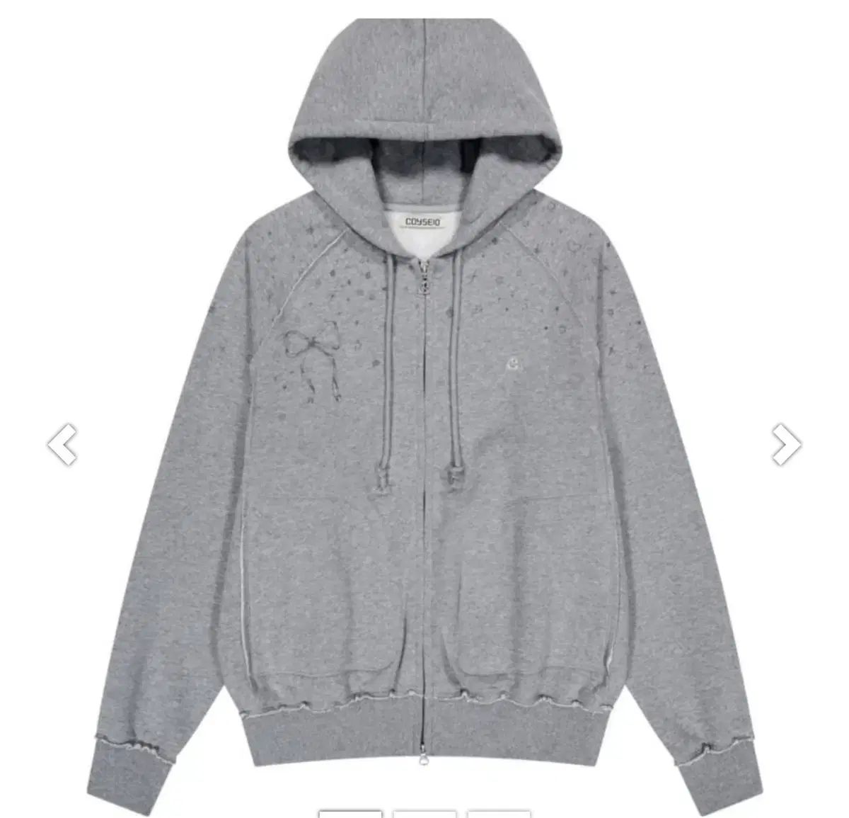 ISSEY MIYAKE イッセイミヤケ トゥインクル TWINKLE フーディー ジップアップ メランジ グレー