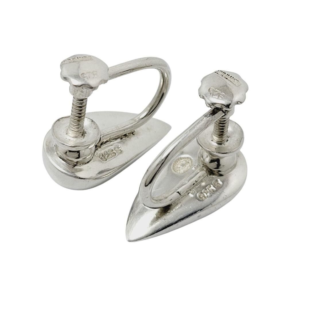 GEORG JENSEN イヤリング 雫 ドロップ型 925 FORTGASGNV_COM_BR