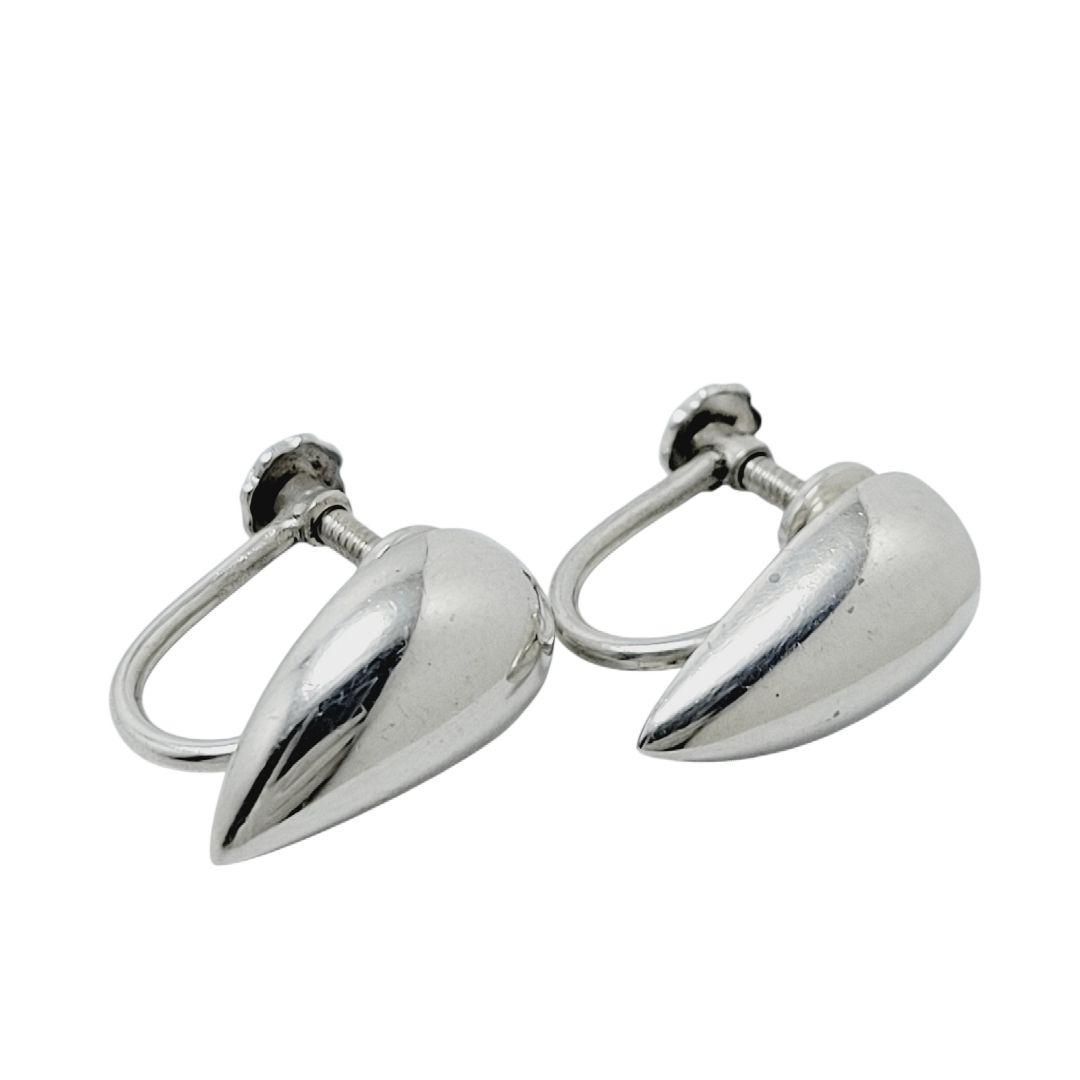 GEORG JENSEN イヤリング 雫 ドロップ型 925