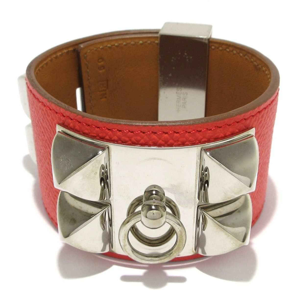 HERMES エルメス ブレスレット コリエドシアン メドール ローズジャイプール サイズ S