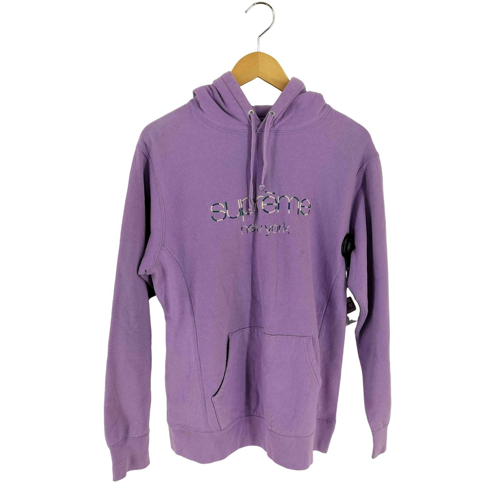 シュプリーム Supreme Multi Color Classic Logo Hooded Sweatshirt マルチ クラシック ロゴ プルオーバーパーカー メンズ import L