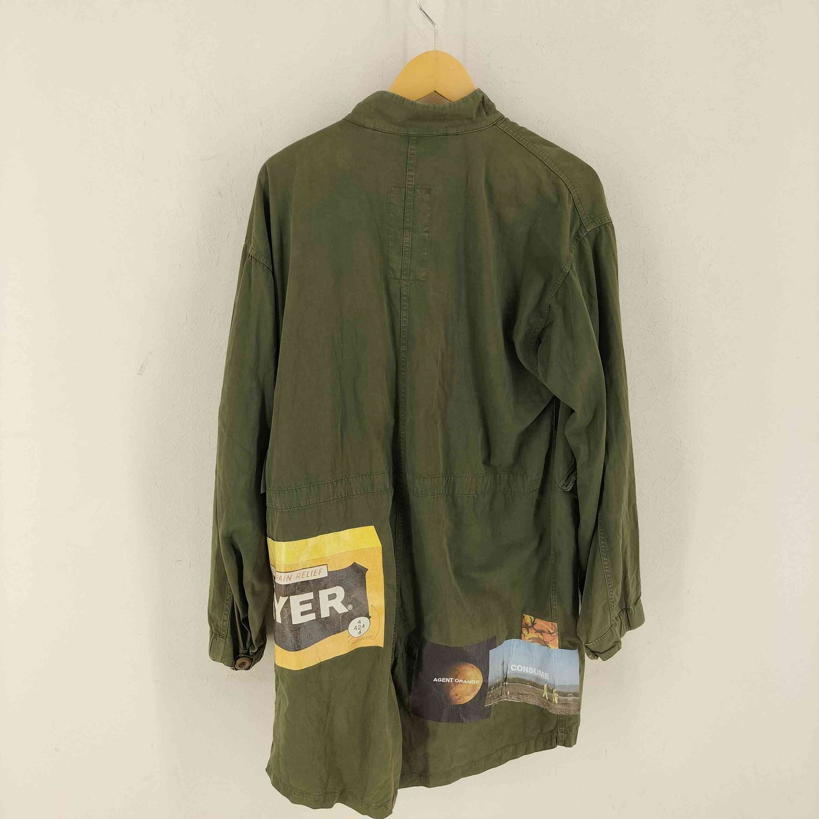 フォートゥーフォー 424 × SLAM JAM M-65 フィッシュテール リメイク コート メンズ 表記無