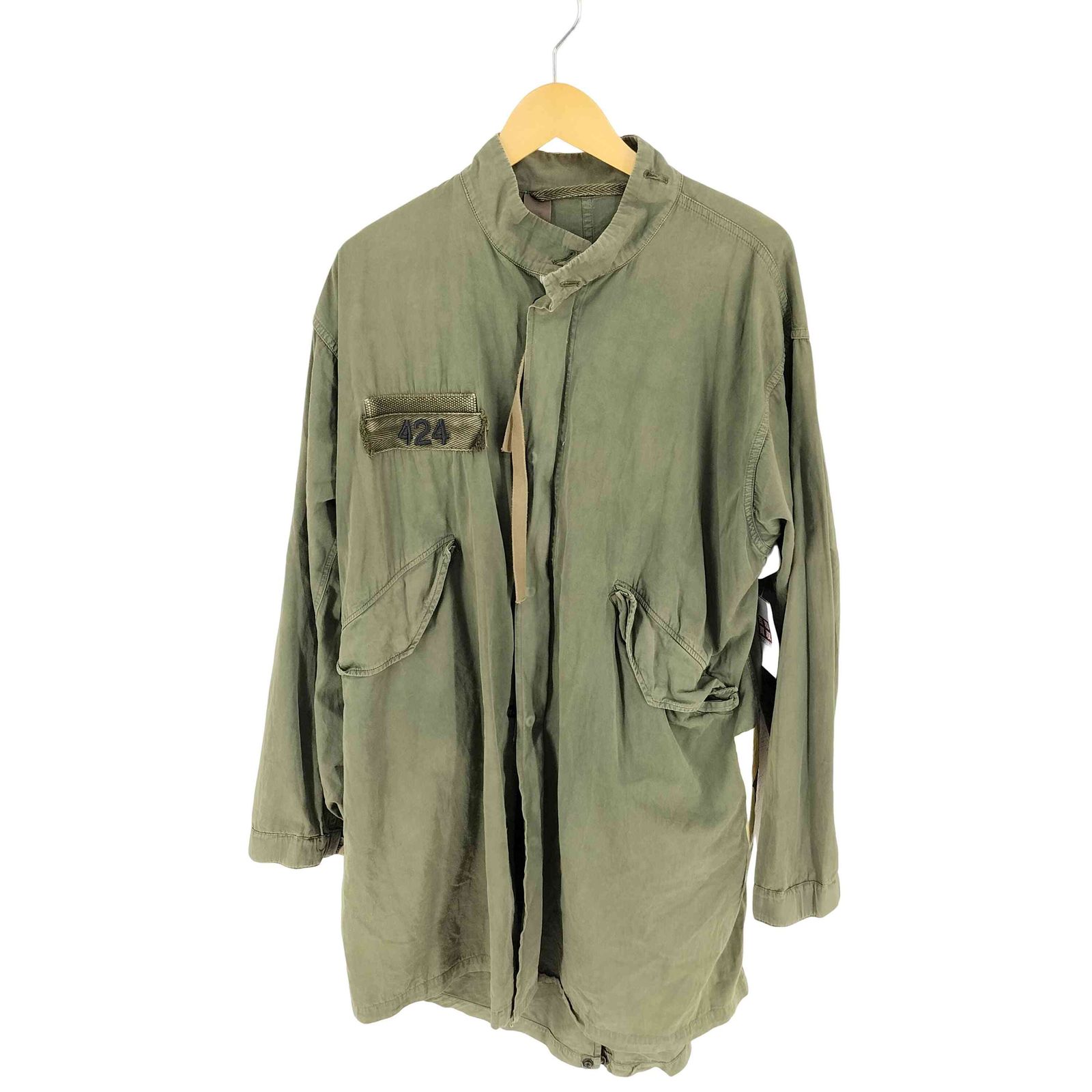 フォートゥーフォー 424 SLAM JAM M 65 フィッシュテール リメイク コート メンズ 表記無