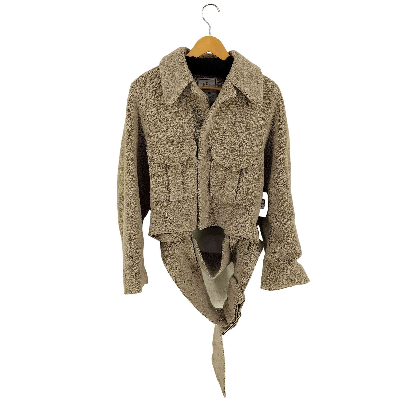 メゾンミハラヤスヒロ Maison MIHARA YASUHIRO オーバーサイズ ショートジャケット レディース 38