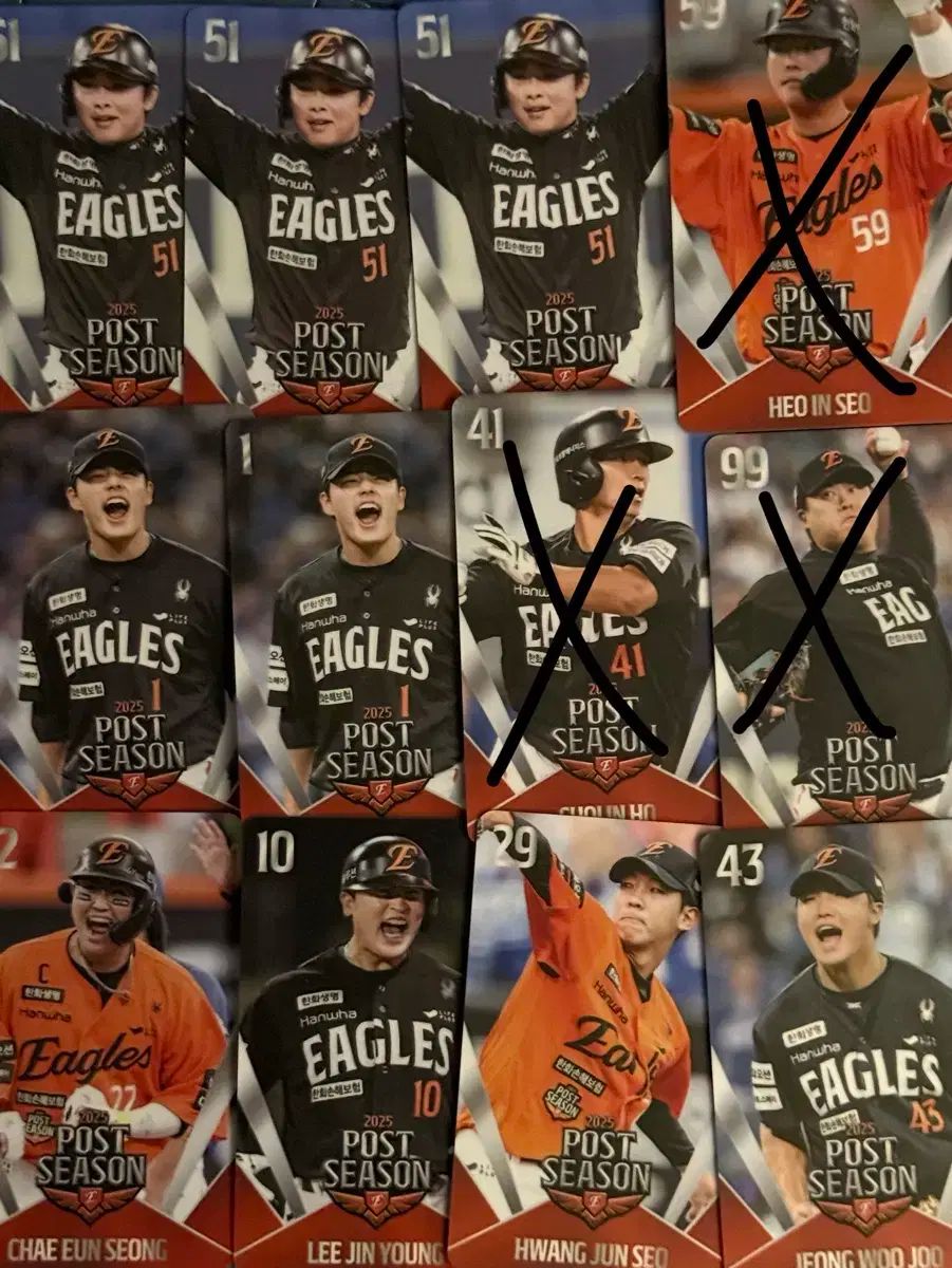 Hanwhae Eagles ハンファ イーグルス 韓国シリーズ コシ ポシ トレカ