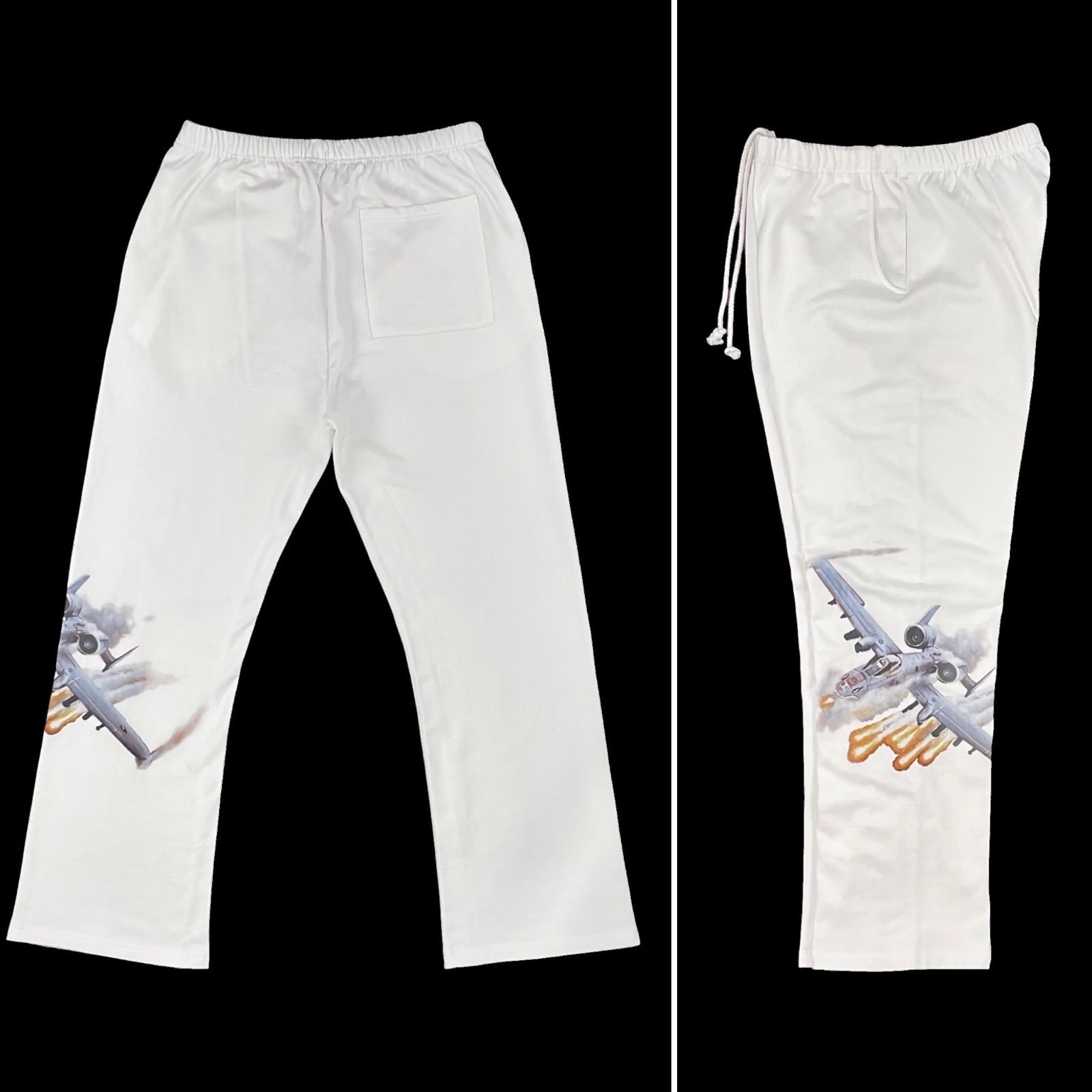 PRIX Workshop プリックスワークショップ Warthog Sweatpants 戦闘機 射撃 シューティング プリント ブーツカット フ スウェットパンツ ニュージーランド ゲーム デジタル マシン カルチャー アリアナグランデ愛用 ブランド