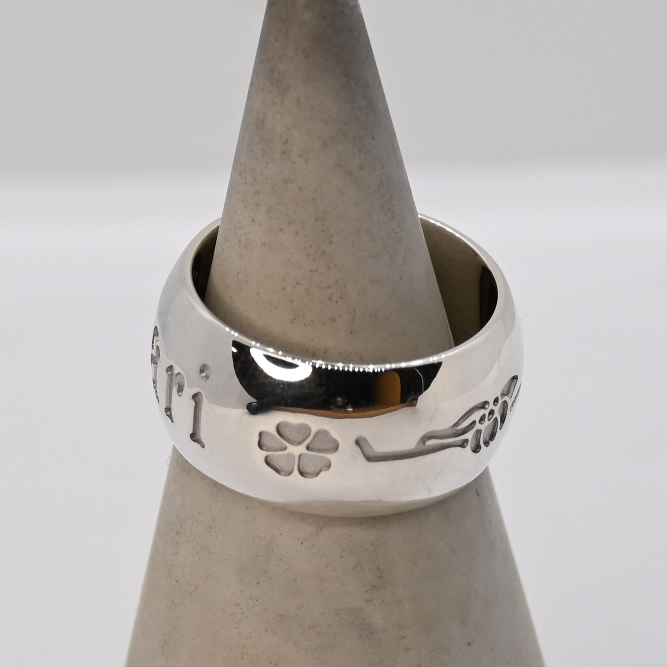 研磨済 BVLGARI シルバー リング Save the Children 12号 SV925 ブルガリ