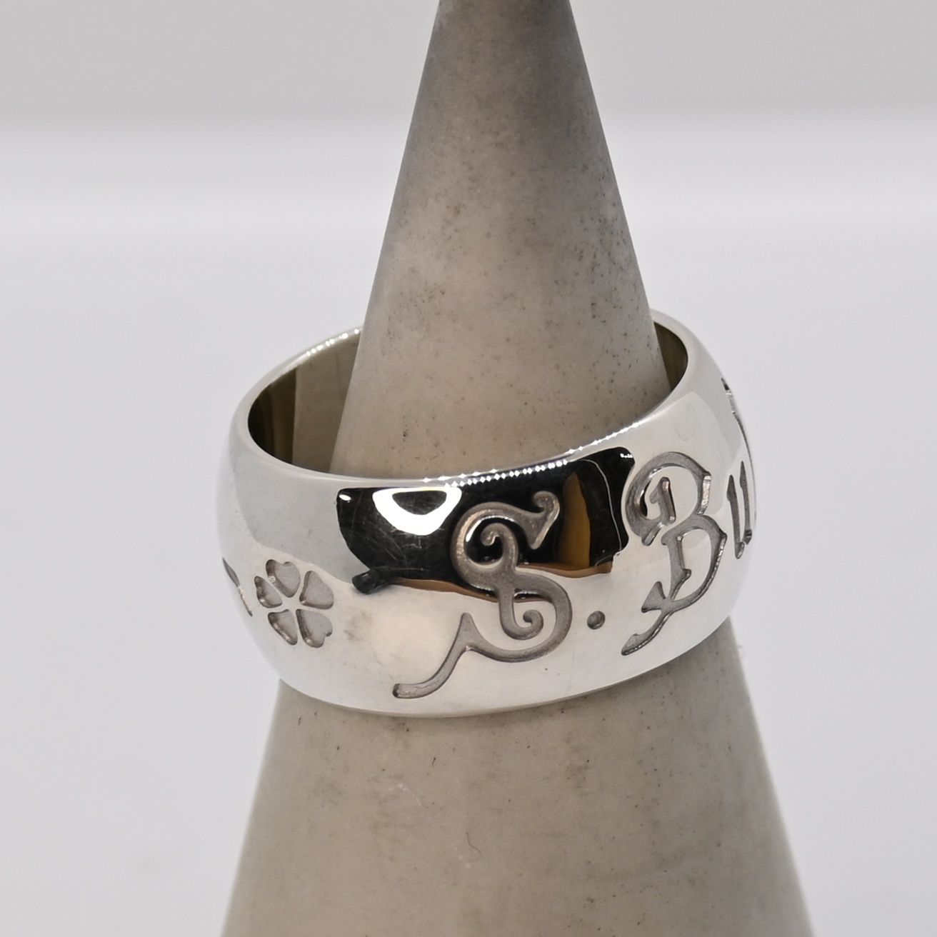 研磨済 BVLGARI シルバー リング Save the Children 12号 SV925 ブルガリ WWW_SHINETEETH_COM