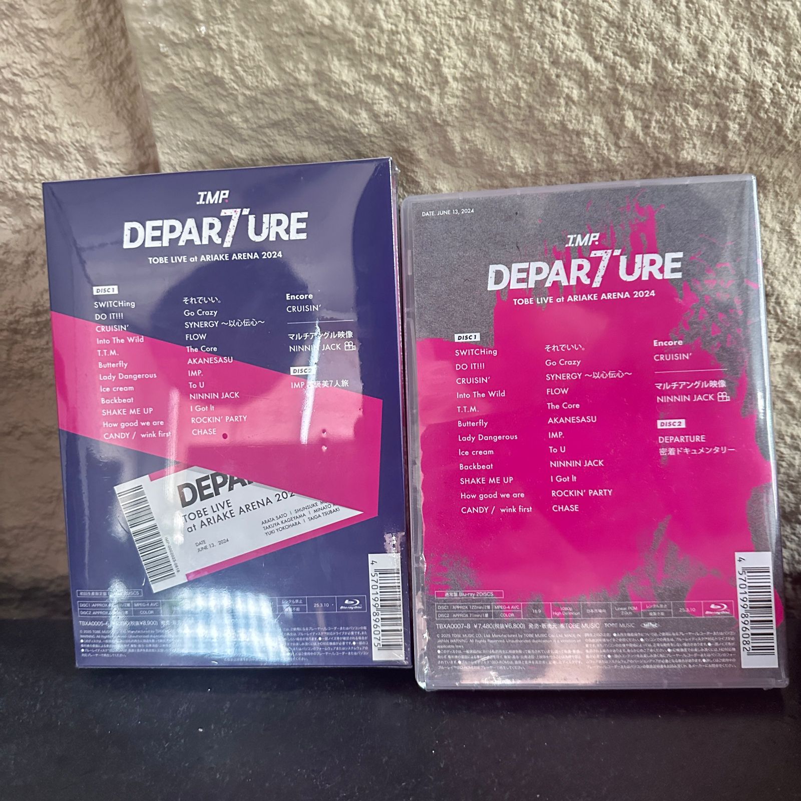 2025 IMP DEPARTURE 初回 盤 通常盤 Blu ray