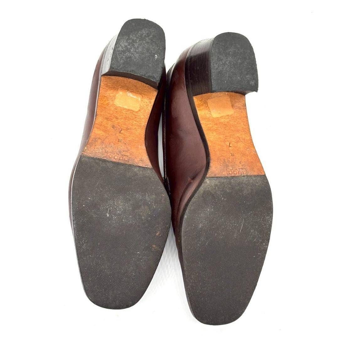 超美品 GUCCI グッチ ホースビット ローファー ブラウン パンプス 超美品 GUCCI グッチ ホースビット ローファー ブラウン パンプス