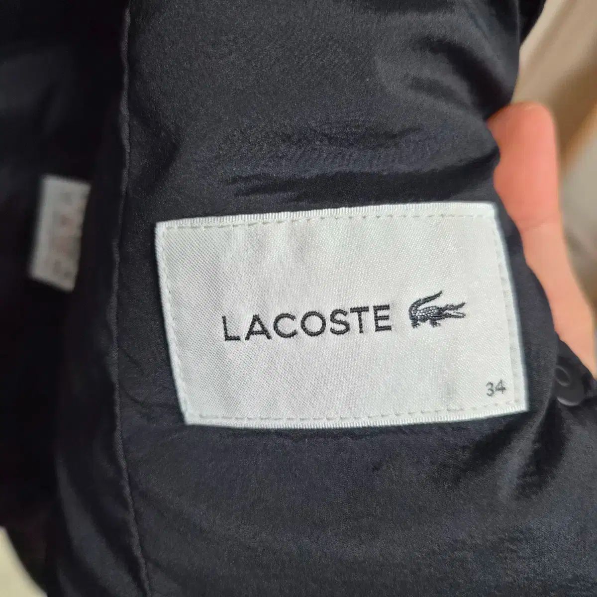  ラコステ ブラック ダウン ベスト 34 サイズ ベスト ジレ ベスト ジレ ビスチェ