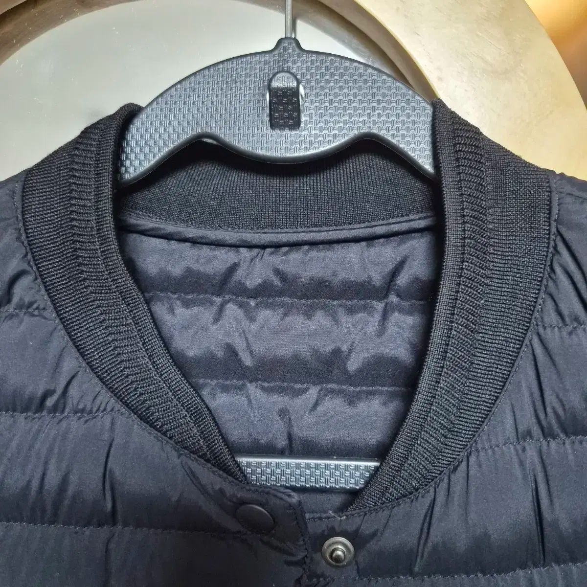 ラコステ ブラック ダウン ベスト 34 サイズ