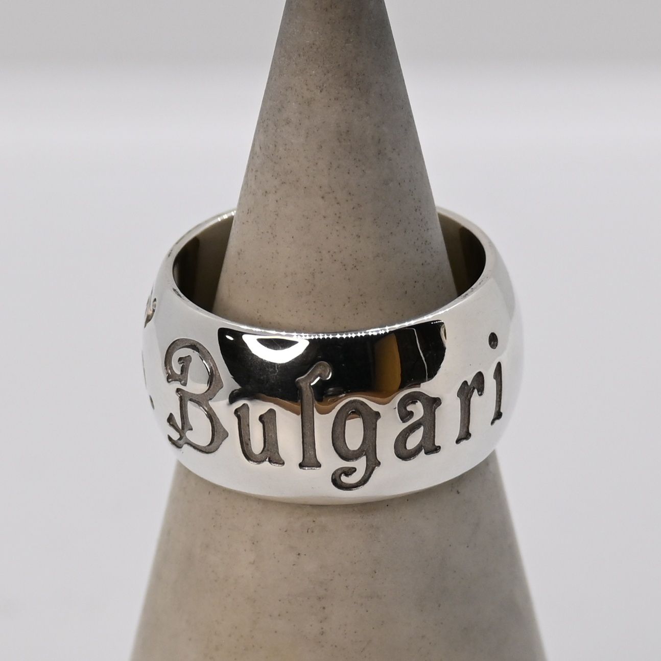 研磨済 BVLGARI リング Save the Children 10号 SV925 ブルガリ