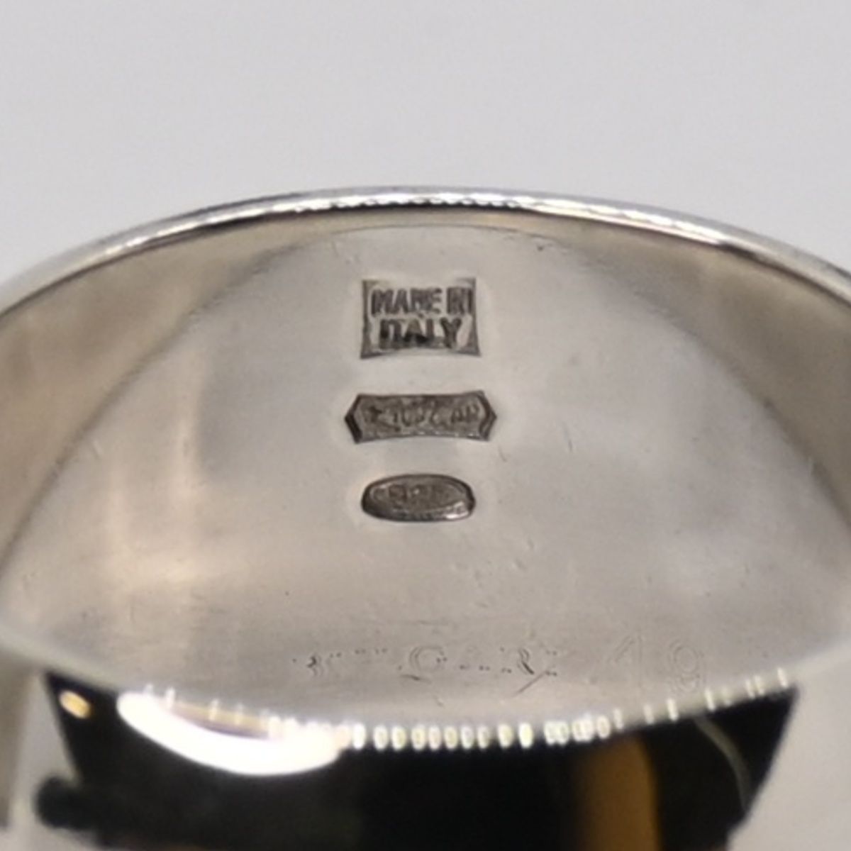  研磨済 BVLGARI リング Save the Children 10号 SV 925 ブルガリ リング 指輪 アクセサリー