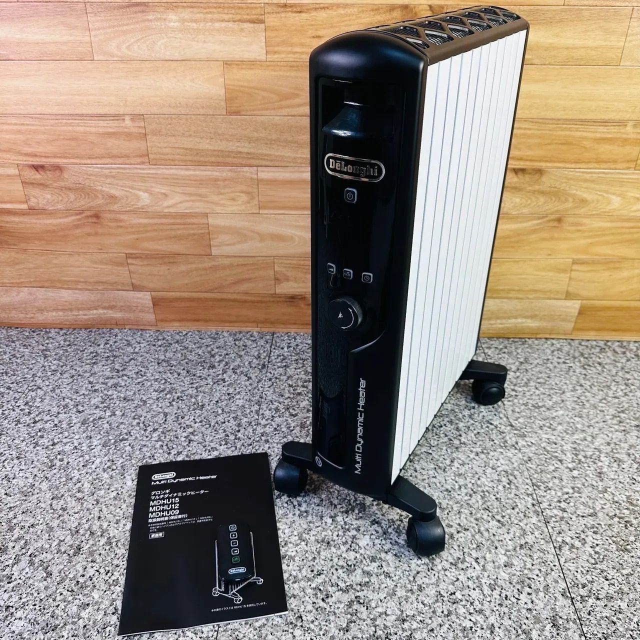 DeLonghi デロンギ マルチダイナミックヒーター MDHU15-BK ブラック 暖房 キャスター