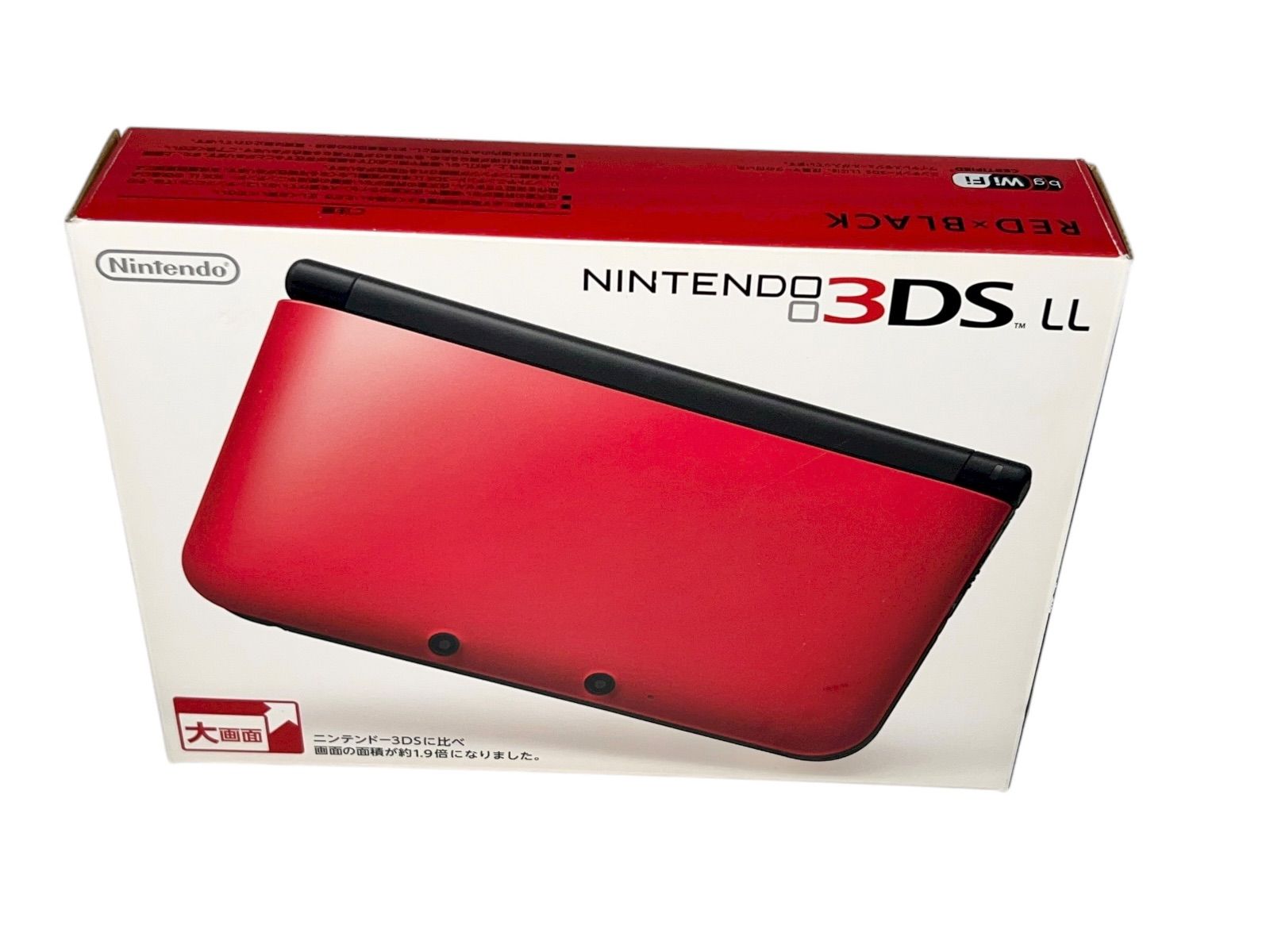 ニンテンドー3DS LL 本体 レッド ブラック