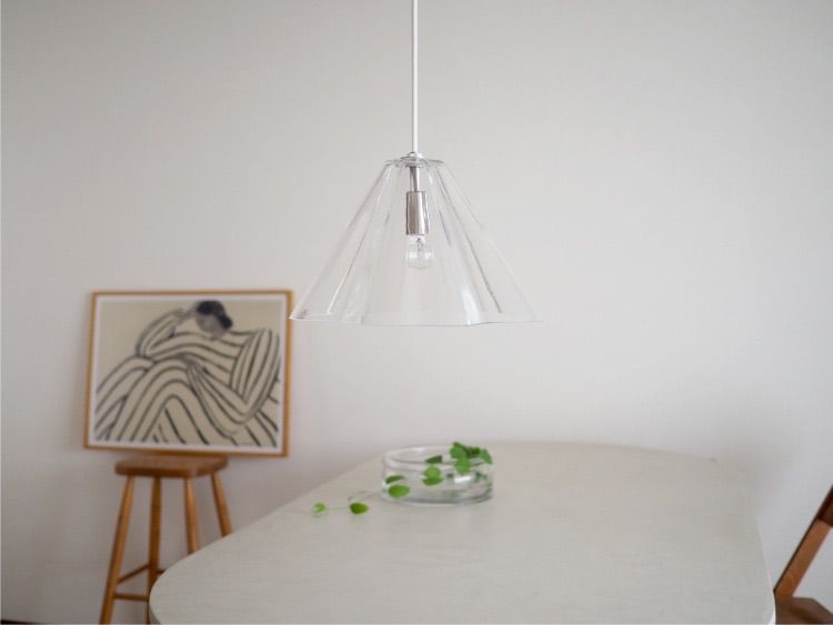 ガラス製ペンダントライト 電笠 ミルクグラス 乳白色 アンティーク