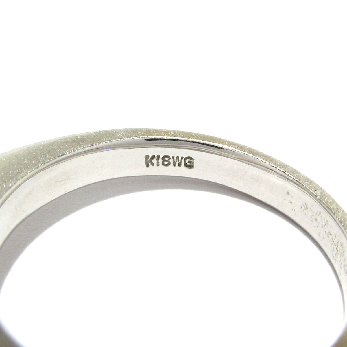 Unbranded ノーブランド リング K18WG×ジルコニア 総重量3.7g FORTGASGNV_COM_BR