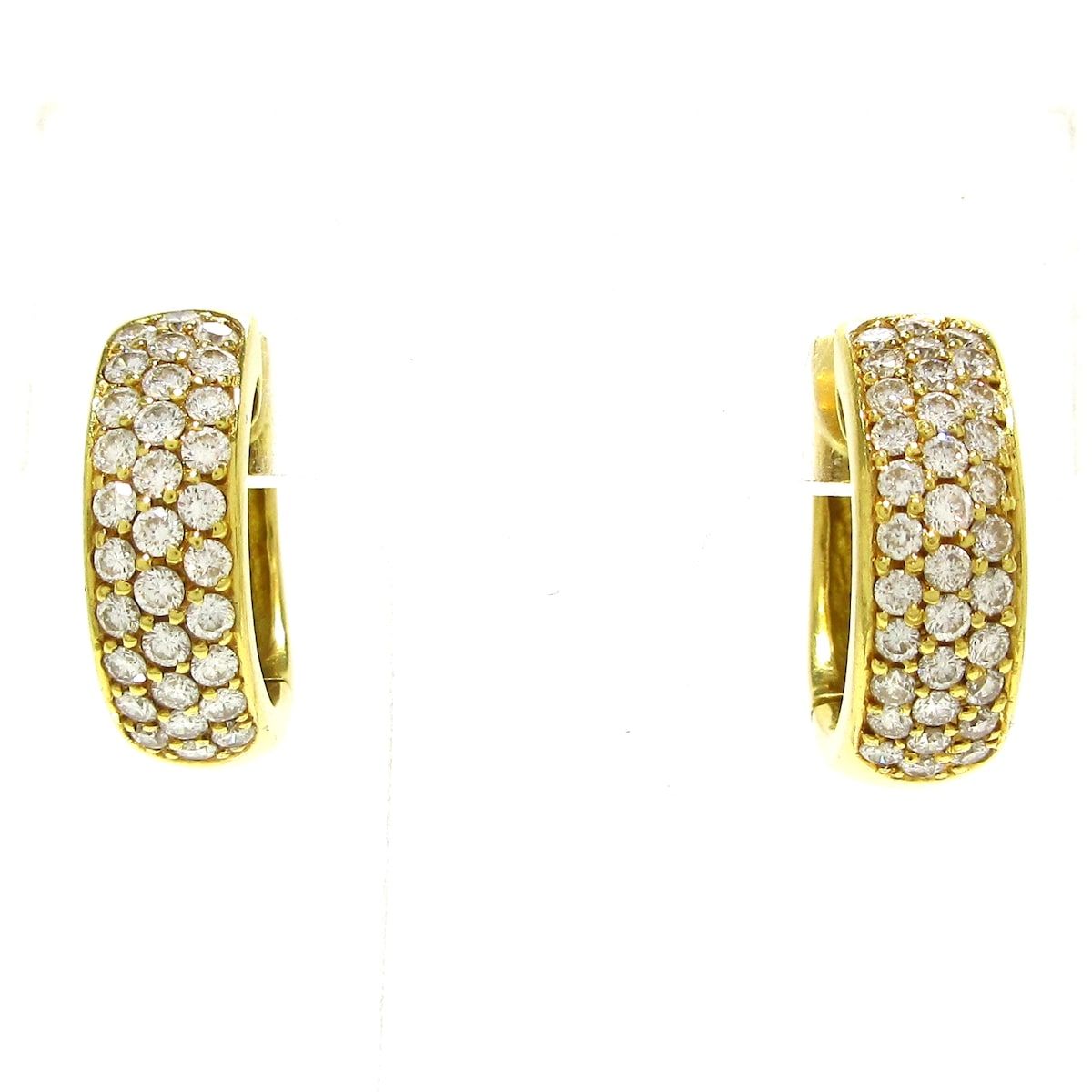 Unbranded ノーブランド ピアス K 18 YG×ダイヤモンド D 0.62 ct 0.61 総重量9.6 g