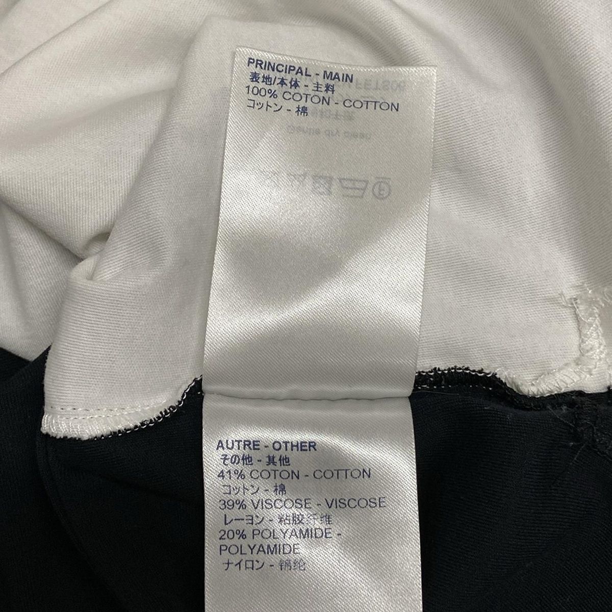  LOUIS VUITTON ルイヴィトン 半袖カットソー サイズS レディース - RW 181 GFV FETS 06 ダークネイビー 半袖 レース 夏物 半袖(Tシャツ) Tシャツ カットソー