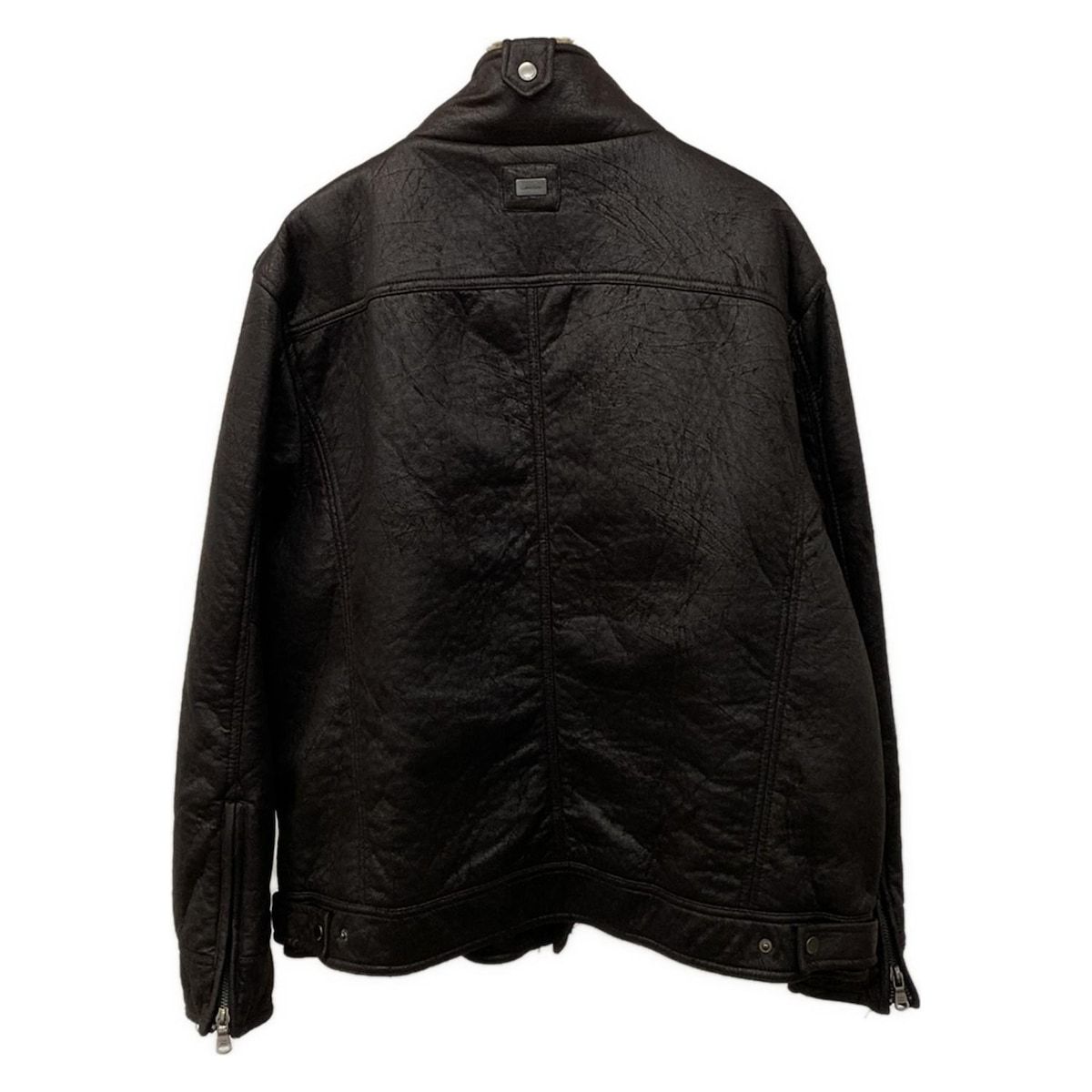 CalvinKlein カルバンクライン ジャケット サイズXL - ブラウン ボア 冬物 レザー