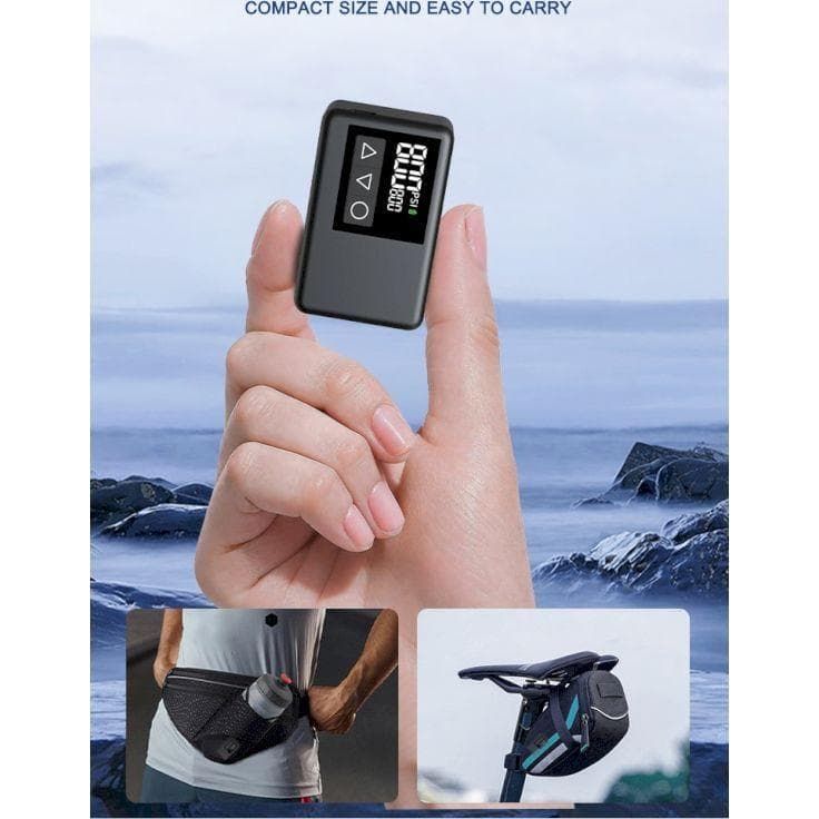 自転車用 携帯充電式電動超小型エアーポンプ ELXEED-BL01　重量108g