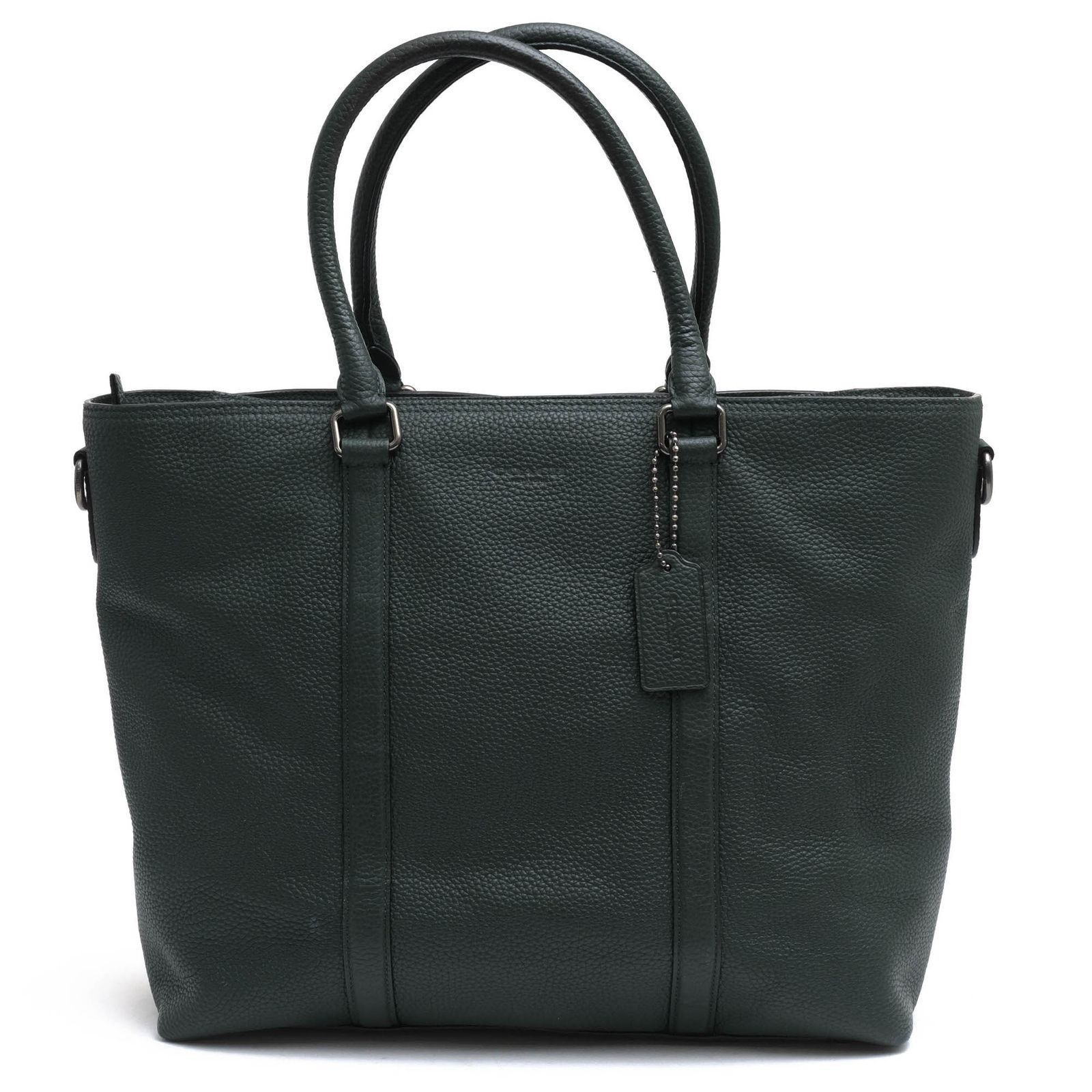 コーチ COACH バッグ トートバッグ 鞄 ハンドバッグ メンズ 男性 男性用 レザー 革 本革 オリーブ カーキ 71807 A4サイズ収納可 シボ革 シュリンクレザー