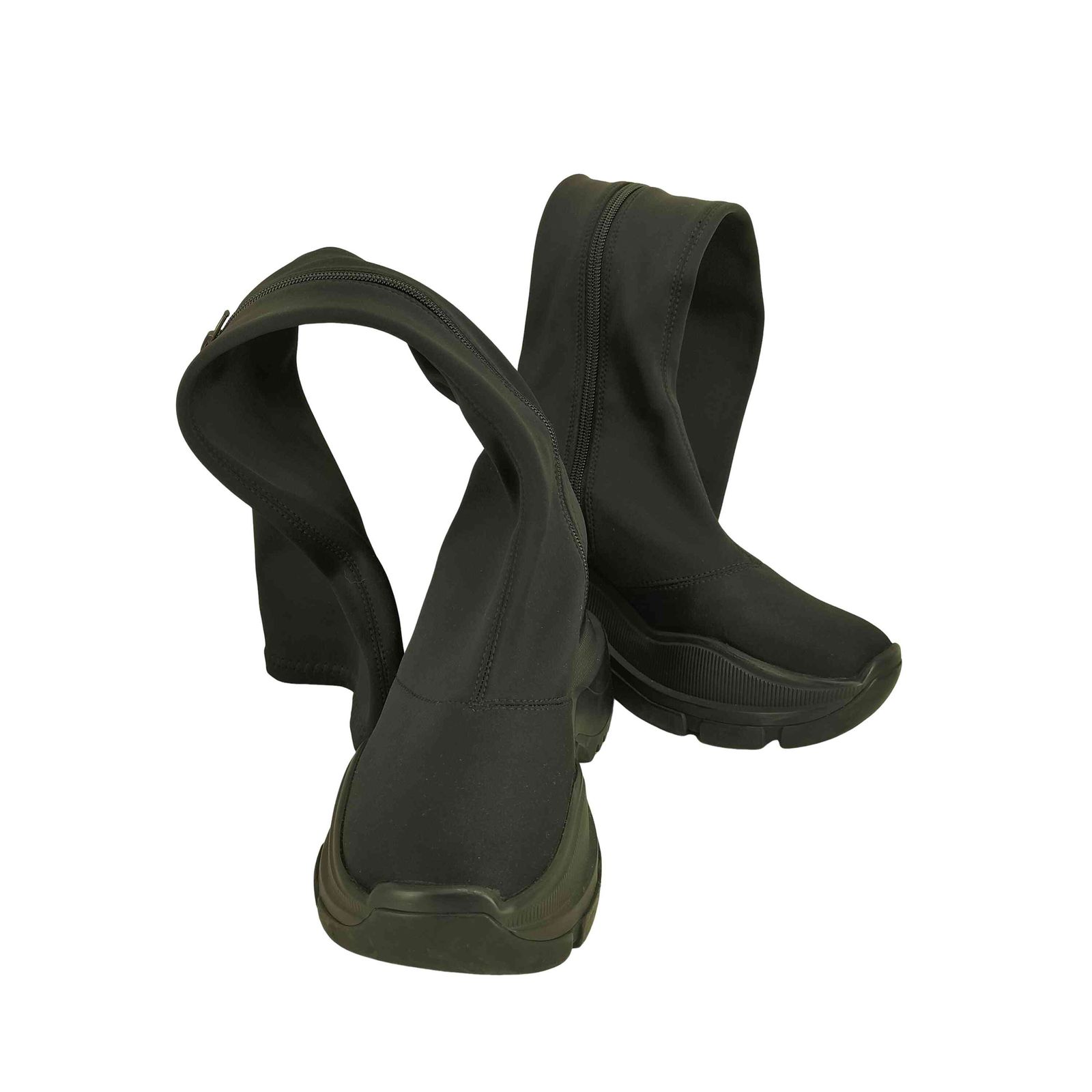 イエロー YELLO DOUBLE SNEAKER LONG BOOTS レディース JPN S