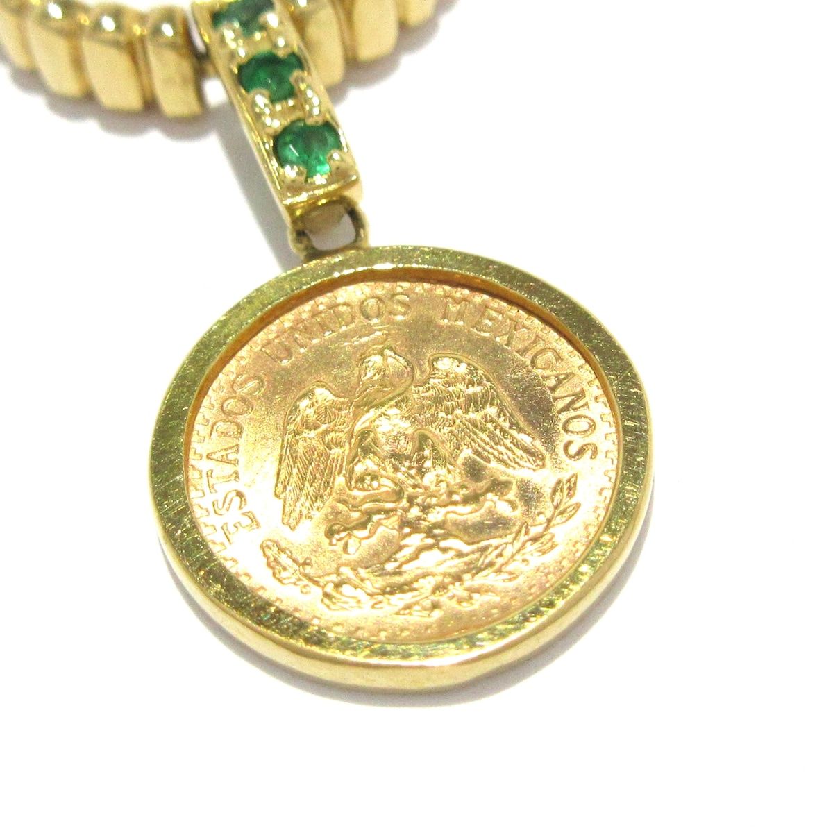 メキシコ2ペソ金貨 総重量5.2g