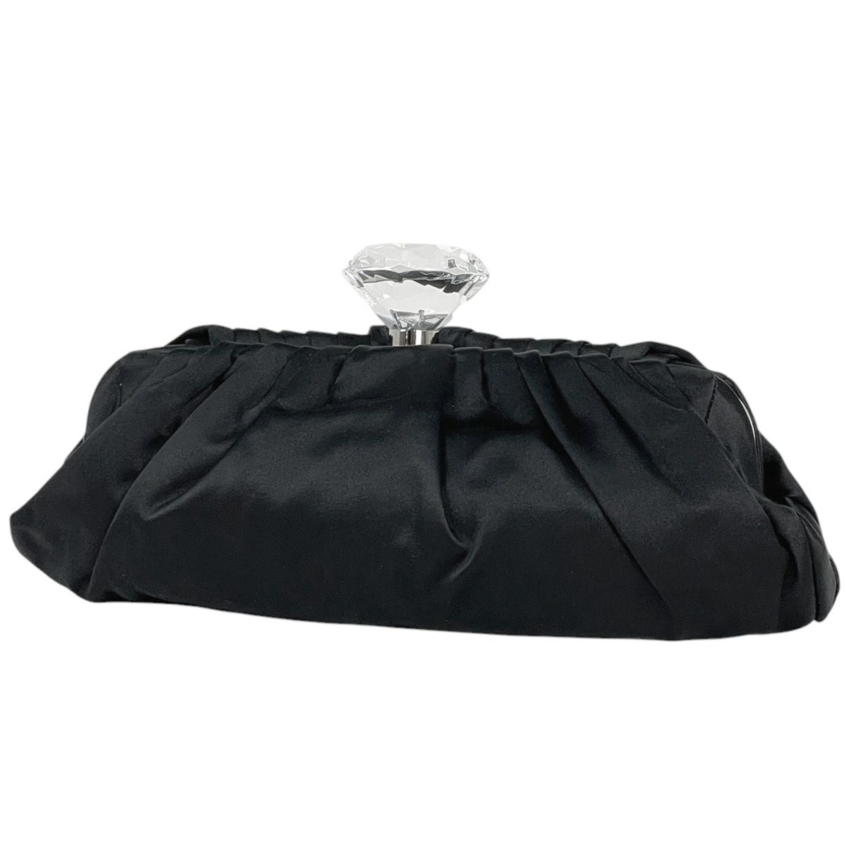 シャネル CHANEL ココマーク クラッチバッグ がま口 クラッチバッグ ファブリック ブラック レディース