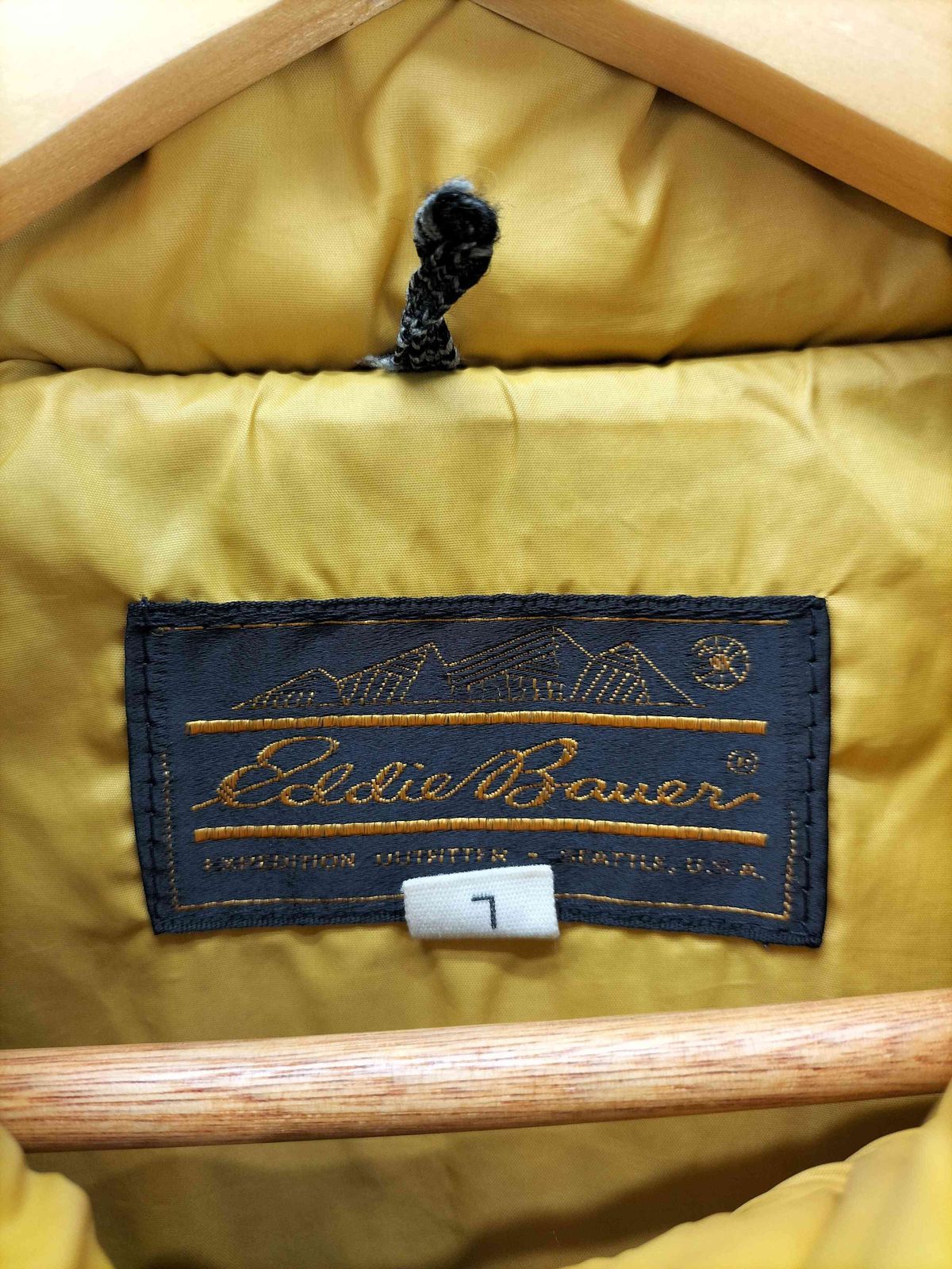 エディーバウアー Eddie Bauer 80S 黒タグ スタンドネック 中綿 ジャケット レディース import L GULLKHAN_COM