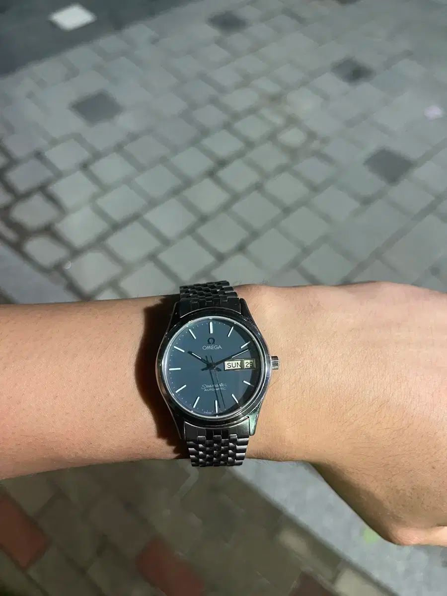  オメガ シーマスター ヴィンテージ 柄物 自動巻き時計 腕時計(アナログ)