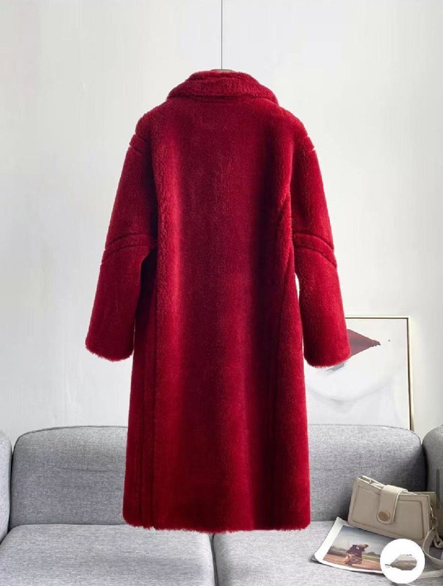 上リアルファーロングコート