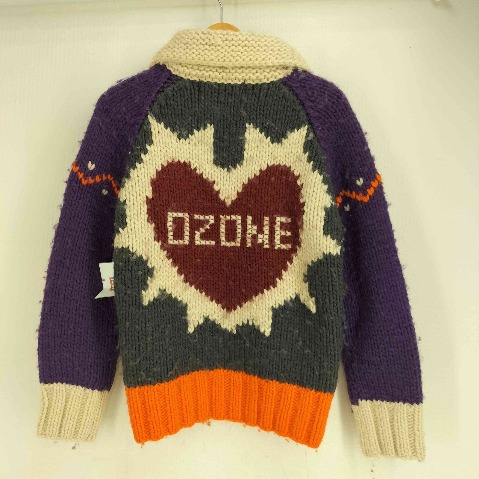 オゾンコミュニティー OZONE 90 S 初期 COUNTRY Wear ウール デザイン カウチンニット レディース 表記無