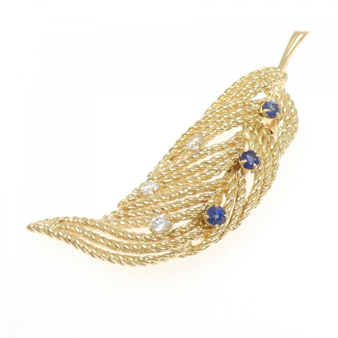 ヴィンテージ ティファニー サファイヤ ブローチ