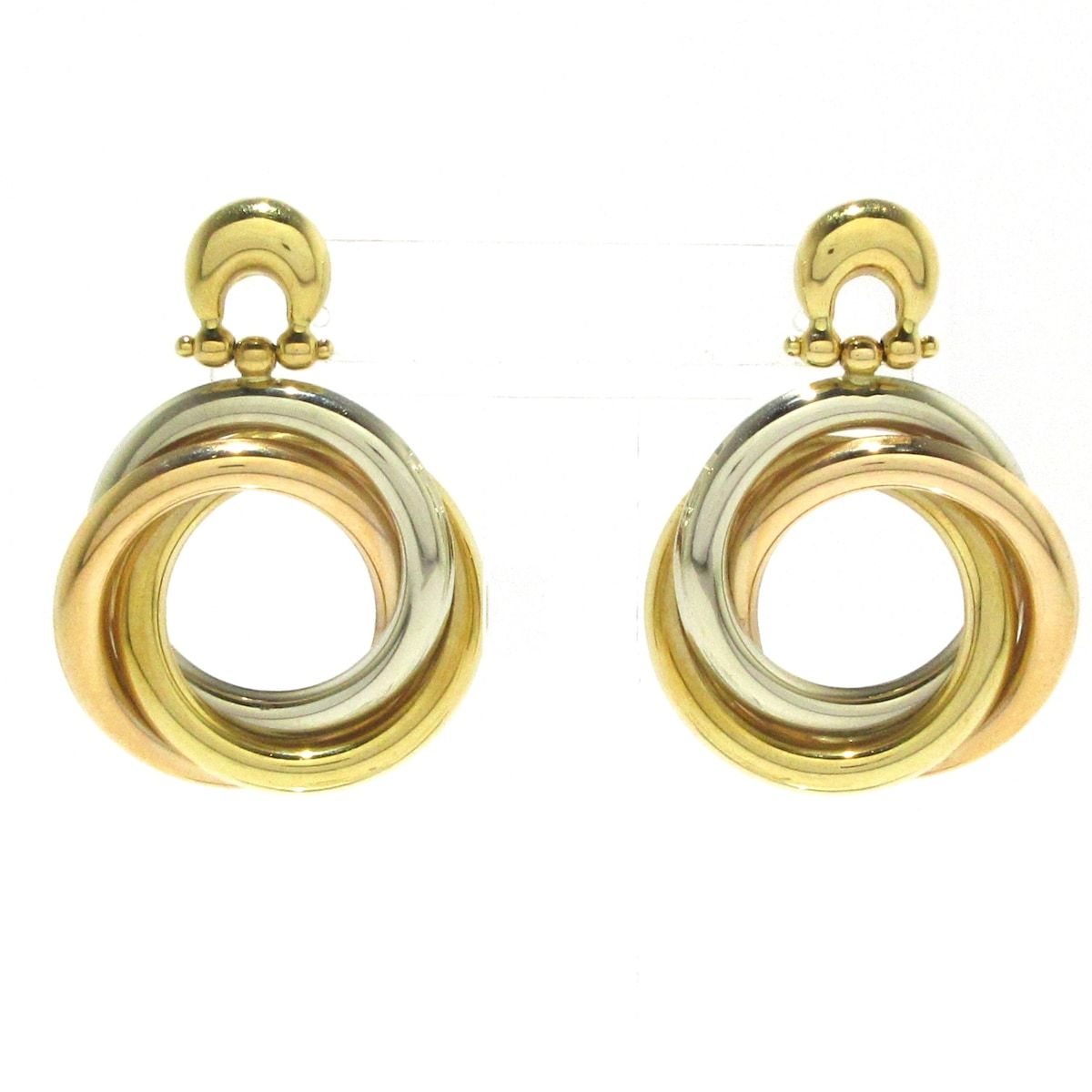 Unbranded ノーブランド ピアス K18YG×K18WG×K18PG 総重量13.7g