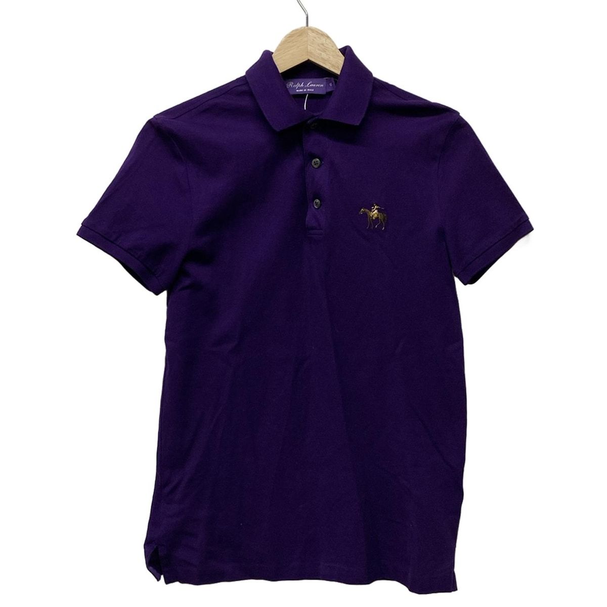 RalphLauren ラルフローレン 半袖ポロシャツ サイズXS メンズ - パープル 半袖 夏物