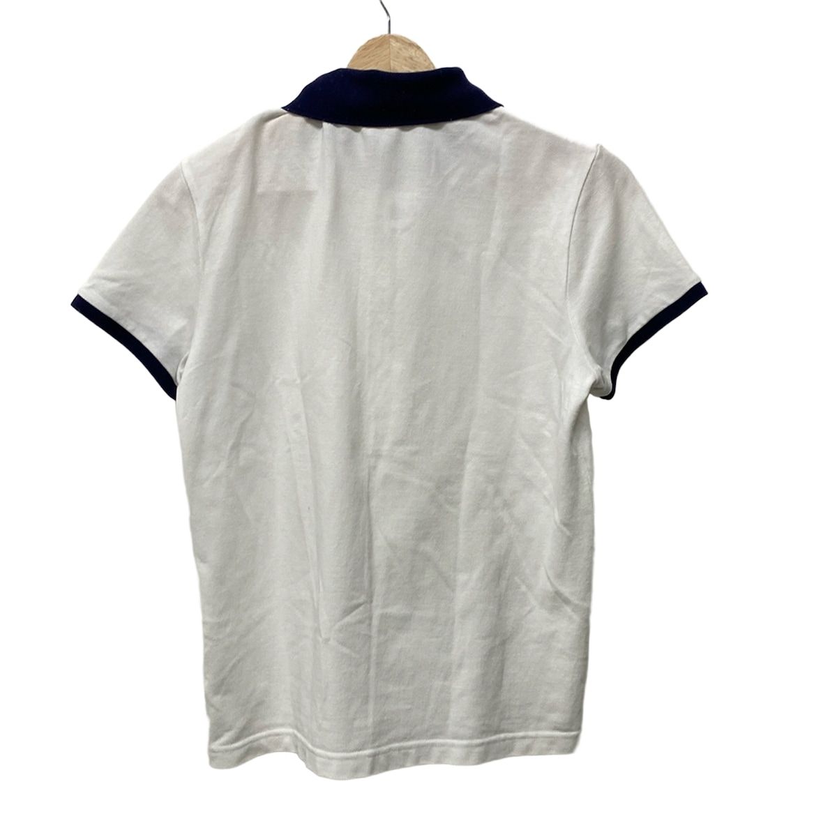 MONCLER モンクレール 半袖ポロシャツ サイズS メンズ - ネイビー×白 半袖 夏物