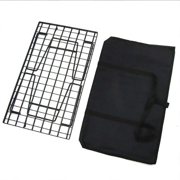 9点セット 折り畳み式 メッシュ キャンプ テーブル 4個 コーナーエクステンション4枚 鉄製天板付き キャンプ アウトドア用 トクトヨ OLIVEOS_COM_TR