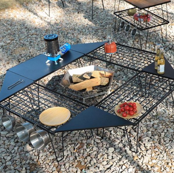 コーナーエクステンション4枚 鉄製天板付き