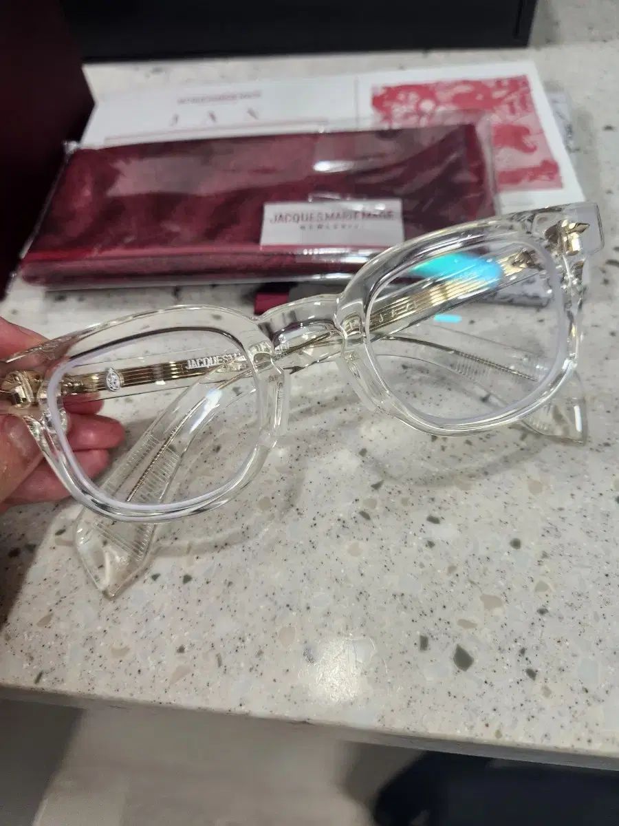 ジャックマリーマージュ JACQUES MARIE MAGEJaxクリアメガネフレーム