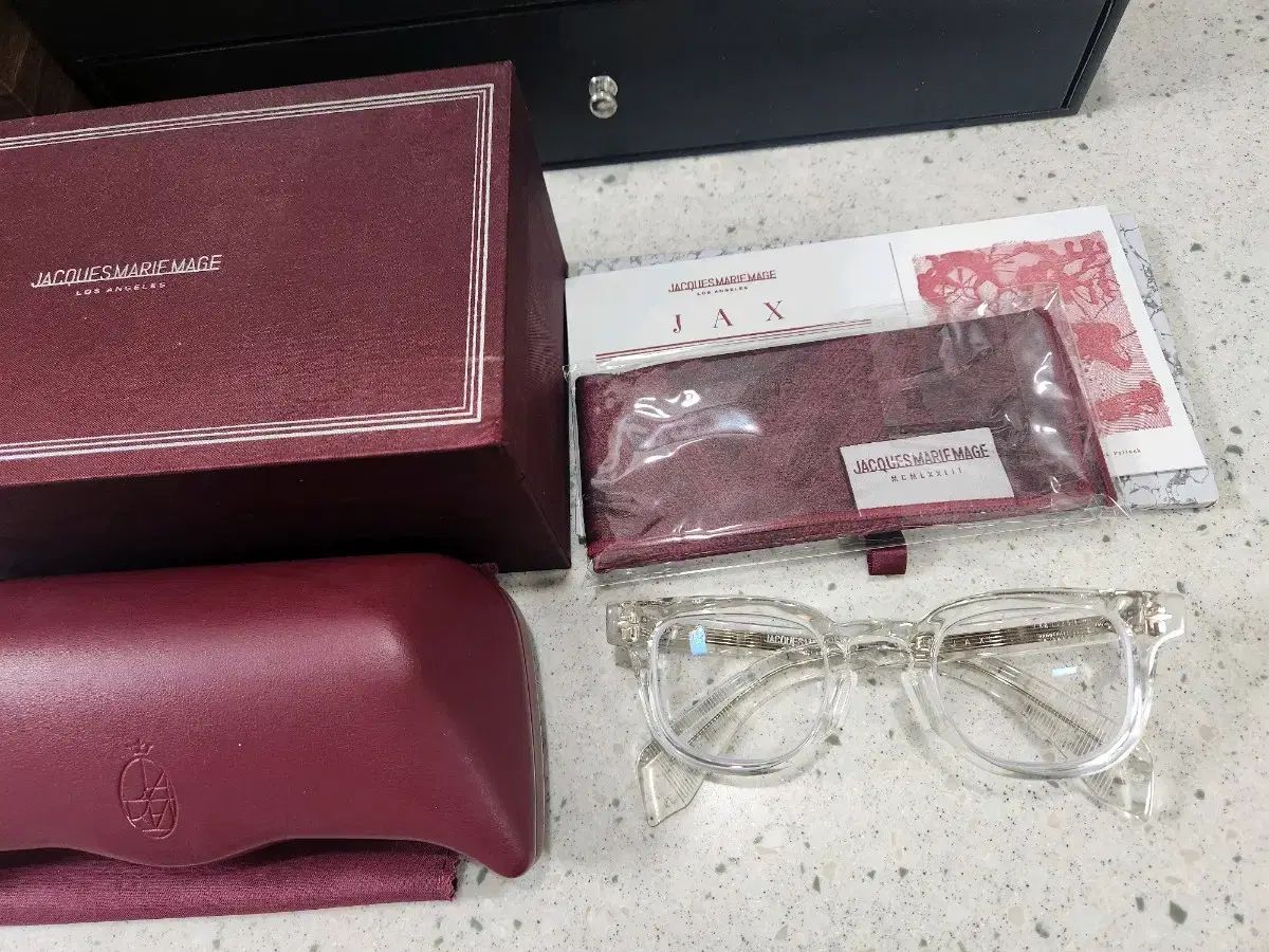 ジャックマリーマージュ JACQUES MARIE MAGEJaxクリアメガネフレーム